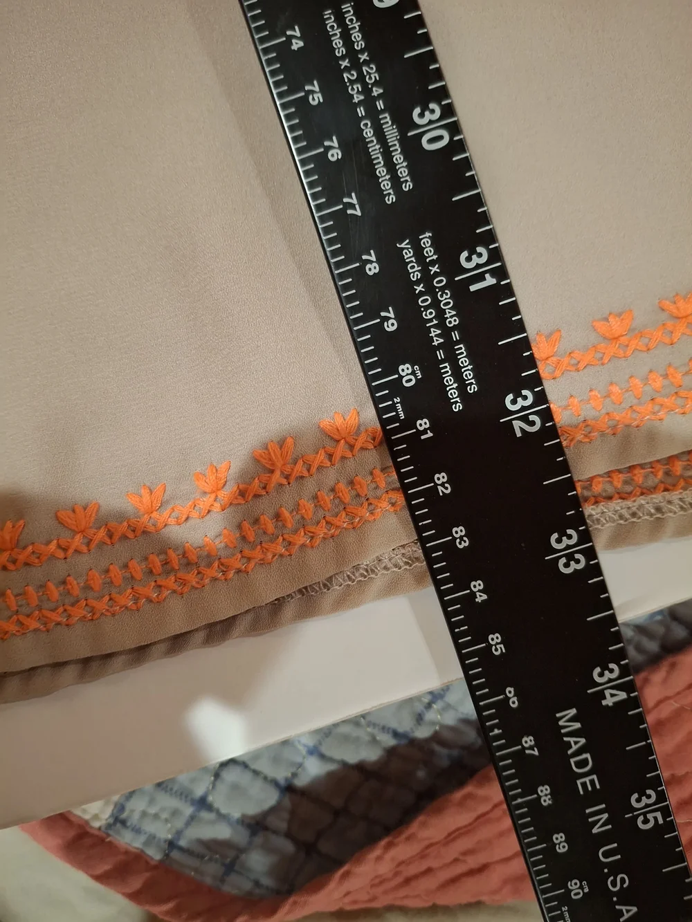 Esley Taupe Dress with Bright Embroidered Accents